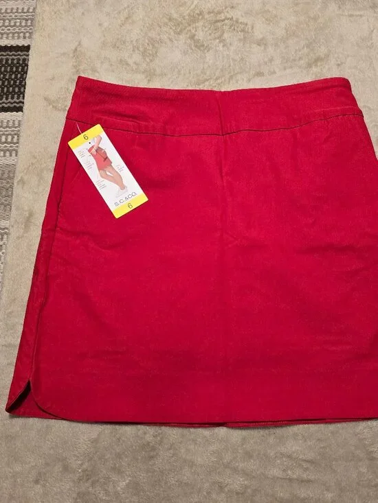NWT SC&CO Skort red - Picture 1 of 5